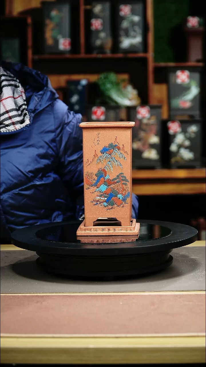 紫砂花盆黑*紫砂花盆