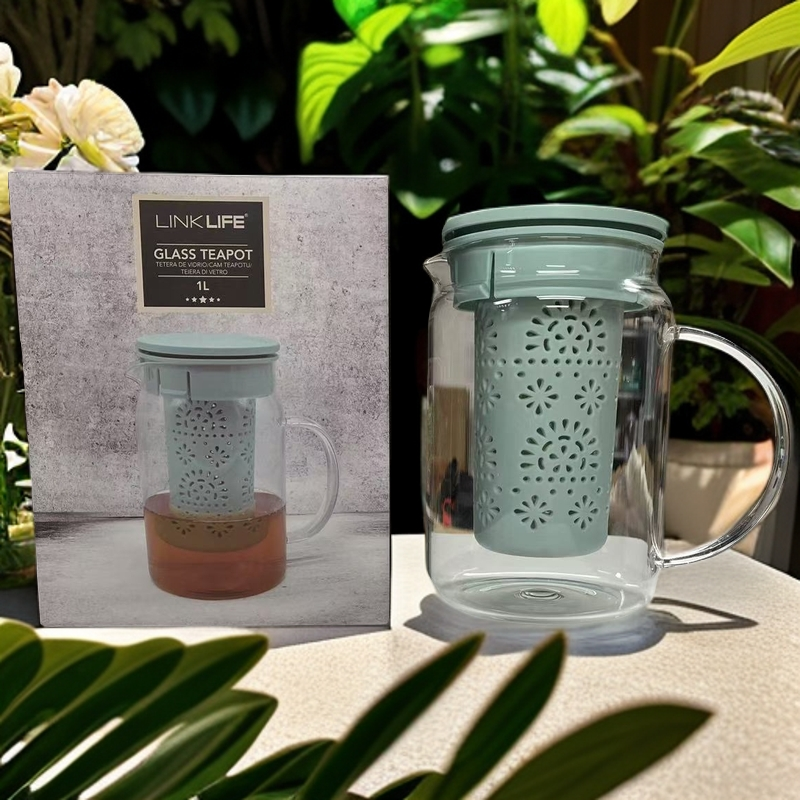 外贸原单1L玻璃水壶