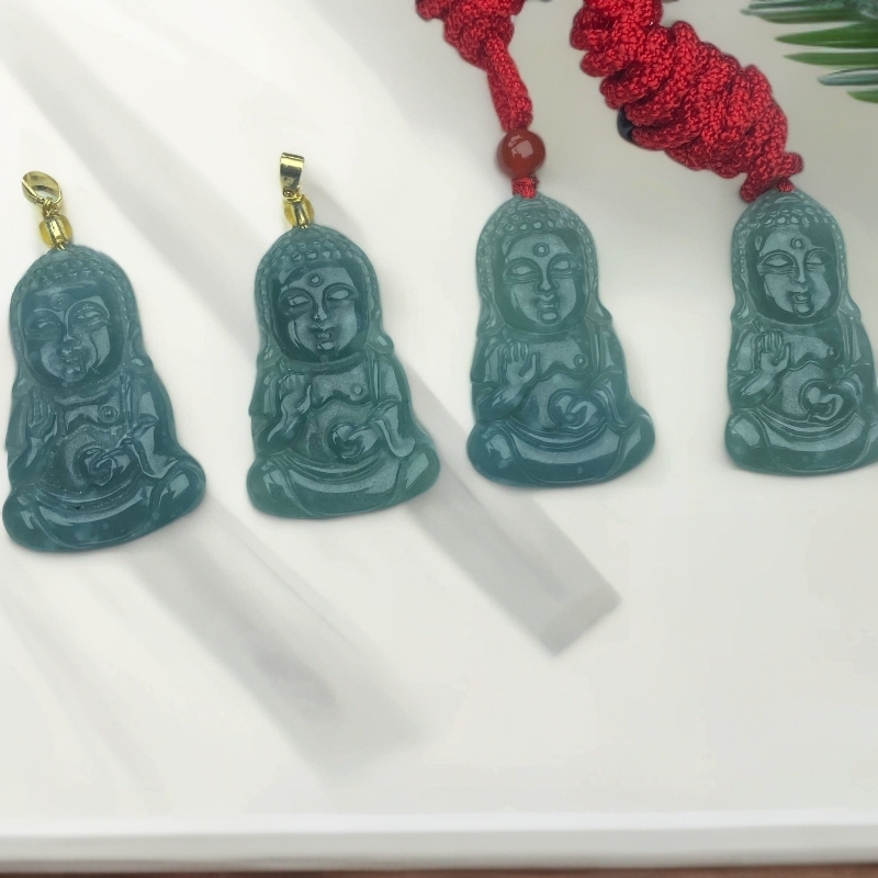 翡翠宝宝佛吊坠通用不忘初心多样性发其一