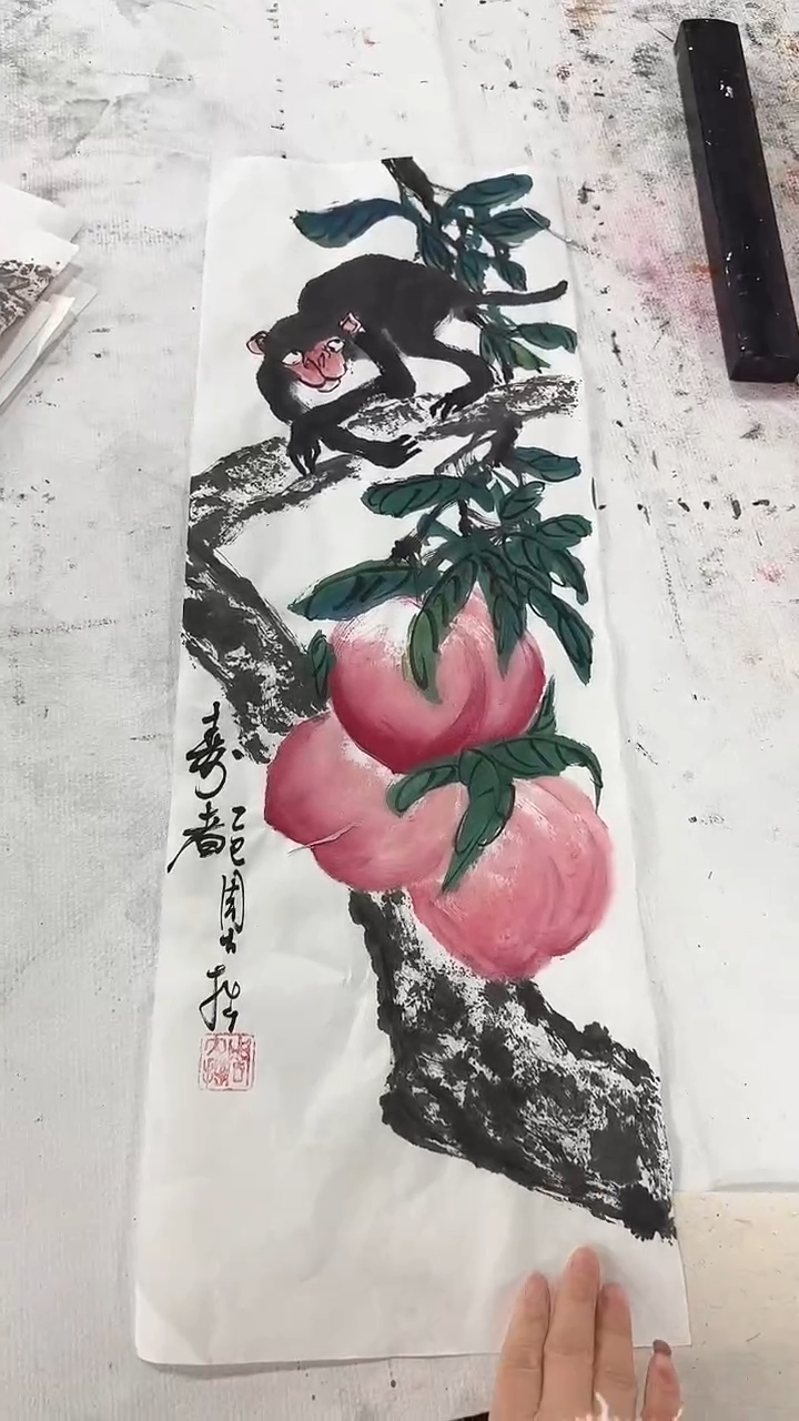 国画周大拙/国画/花鸟