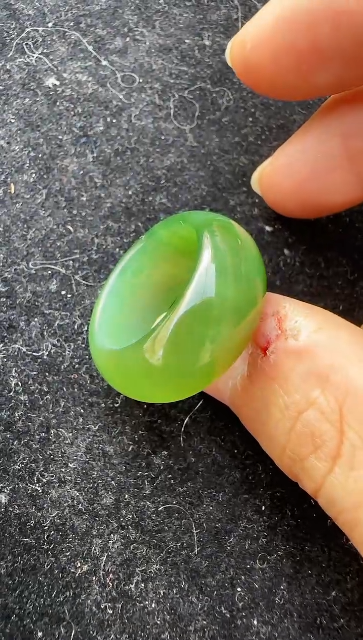 【闪购商品】和田玉（碧玉）戒圈未镶嵌内径约19 mm