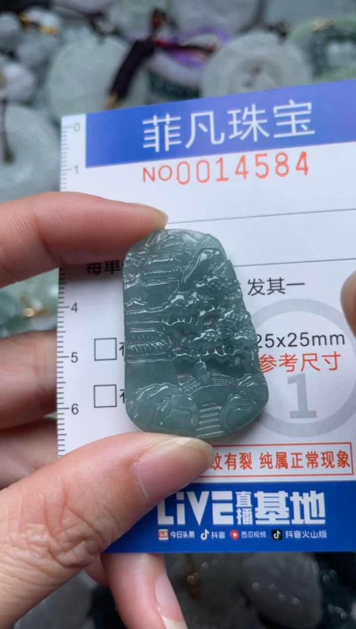 颈饰未镶嵌翡翠14584