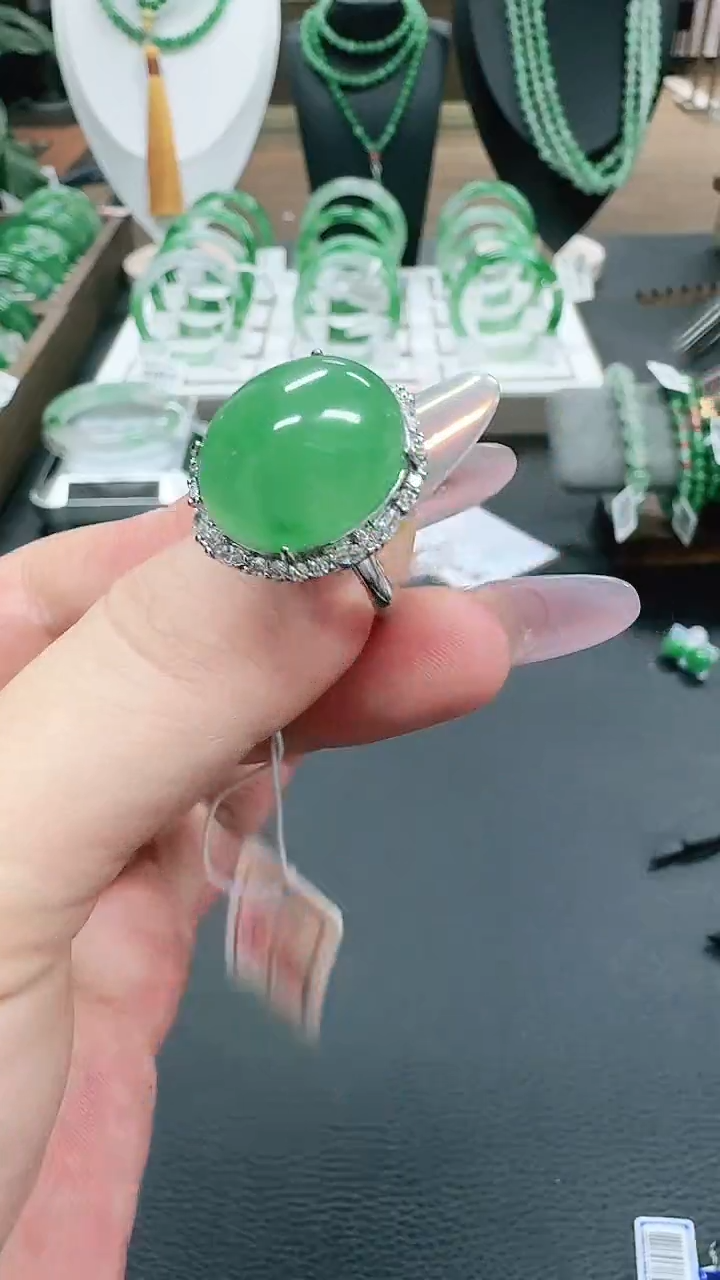 未镶嵌1石英质玉（非洲翠）/1113