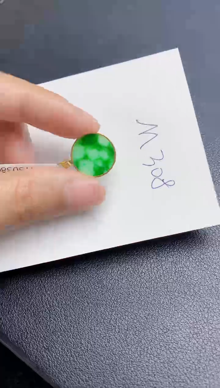 【闪购商品】翡翠颈饰18K金镶嵌000000000