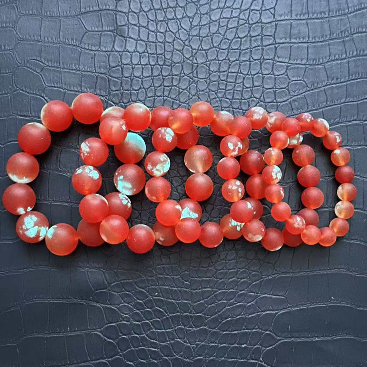  典藏血灵晶龙胆经典气质时尚手串手链