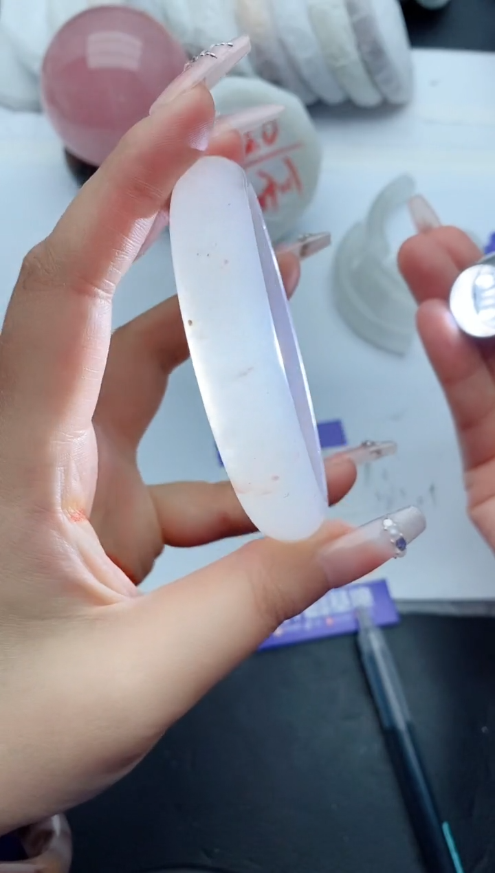 【闪购商品】石英质玉手镯未镶嵌G93+61/62