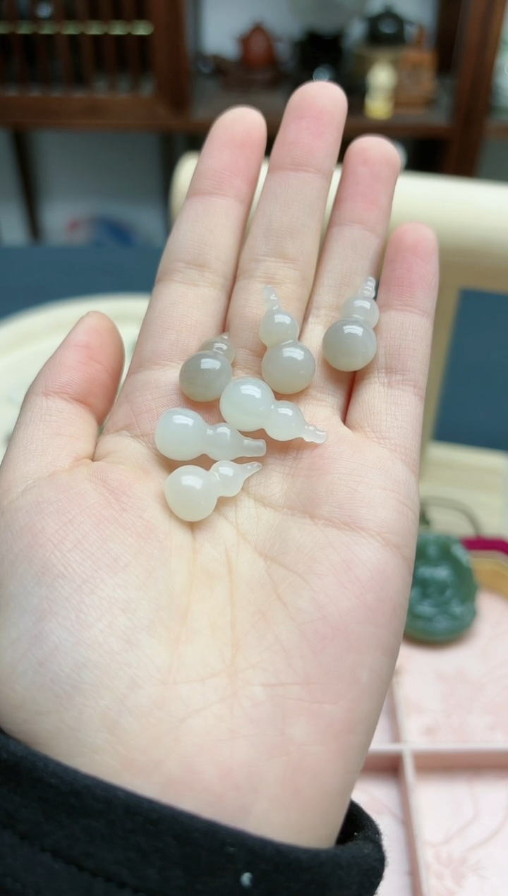 【闪购商品】和田玉吊坠未镶嵌和田玉葫芦吊坠 HX多样发一编绳