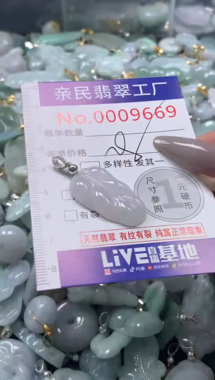 颈饰未镶嵌翡翠9669