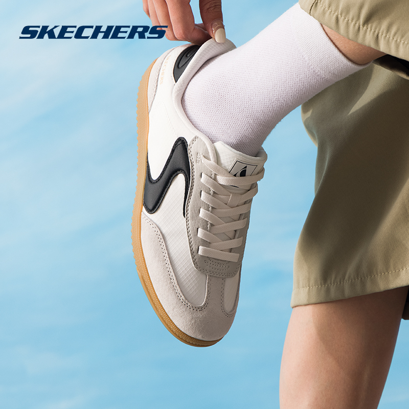 skechers斯凯奇休闲鞋女鞋2025秋季新款COURT轻复古时尚运动鞋子