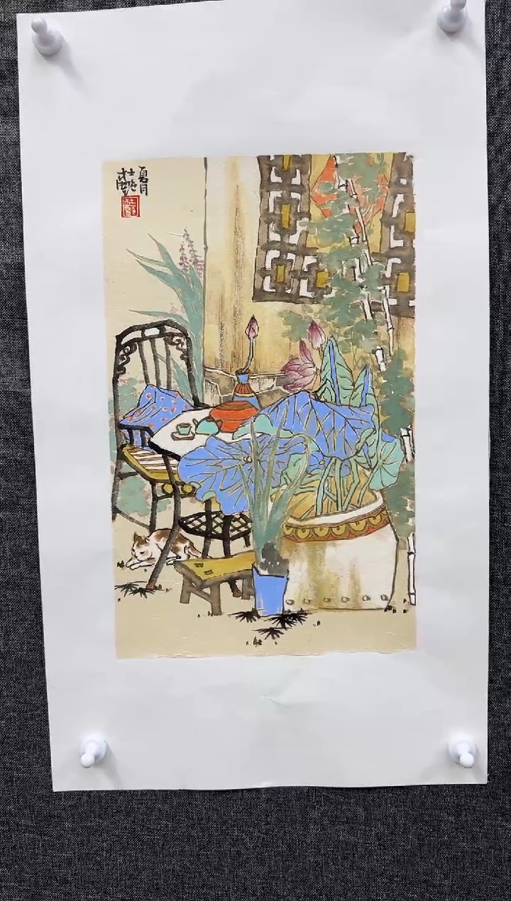 国画杜老师国画作品