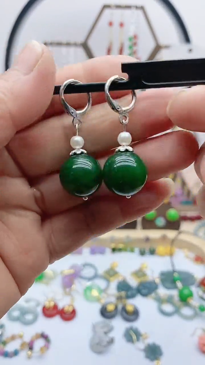 未镶嵌和田玉耳饰54