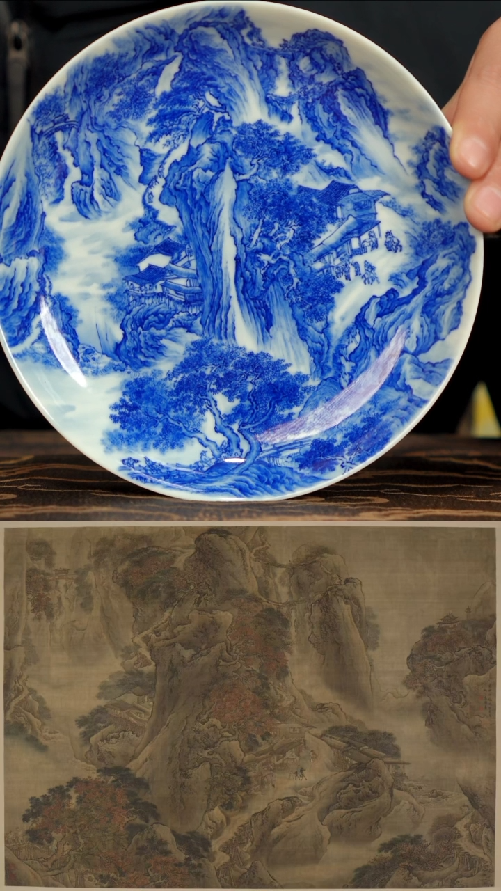 【闪购商品】半山晓野 宋画山水 蜀栈行旅图