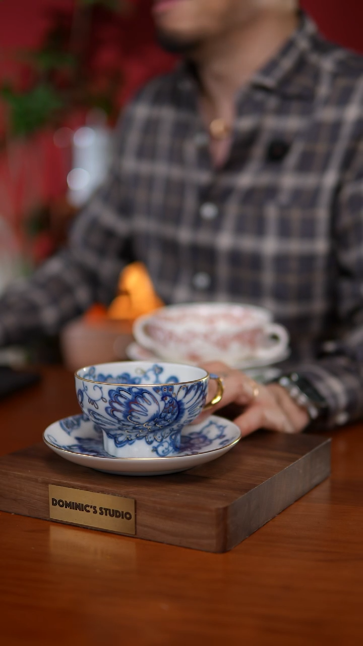 陶瓷俄皇6.24【凤歌系列一杯一碟】