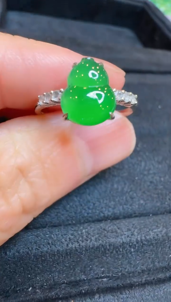【闪购商品】翡翠戒指18K金镶嵌多样性团购发一件