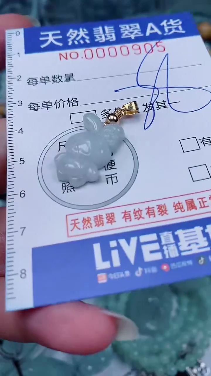 翡翠未镶嵌颈饰00000905