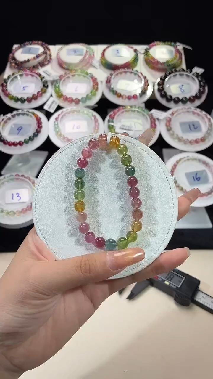 手串未镶嵌碧玺人鱼色7D