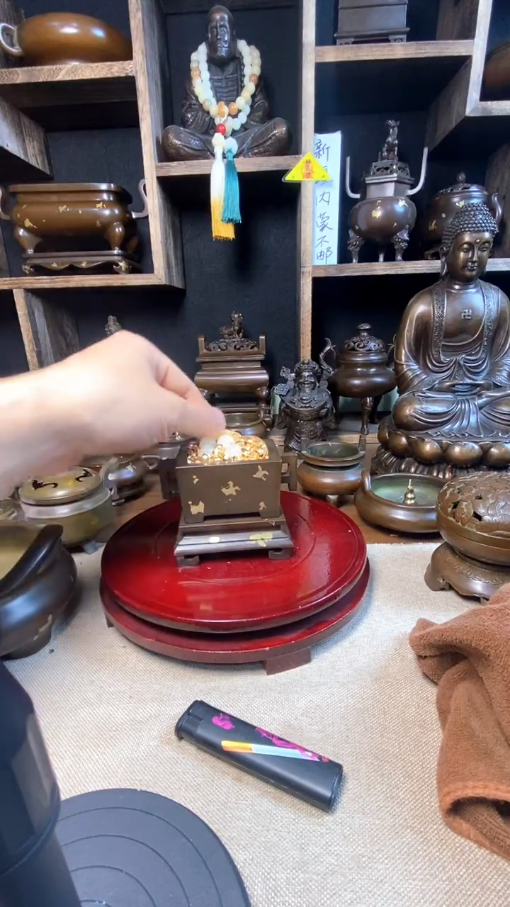 【闪购商品】苏工 普工精品铜 摆件熏香炉/摆件