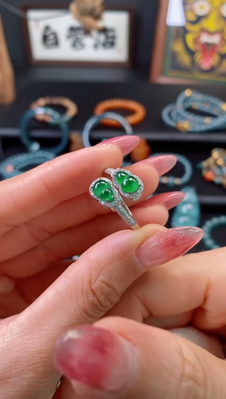 【闪购商品】翡翠颈饰银S925镶嵌0212957141