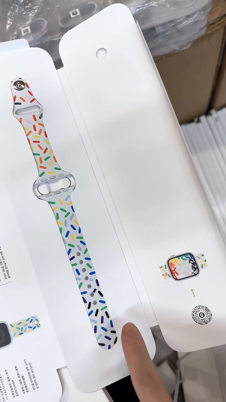 准新品038 小表盘 2023年彩虹 硅胶 ml码