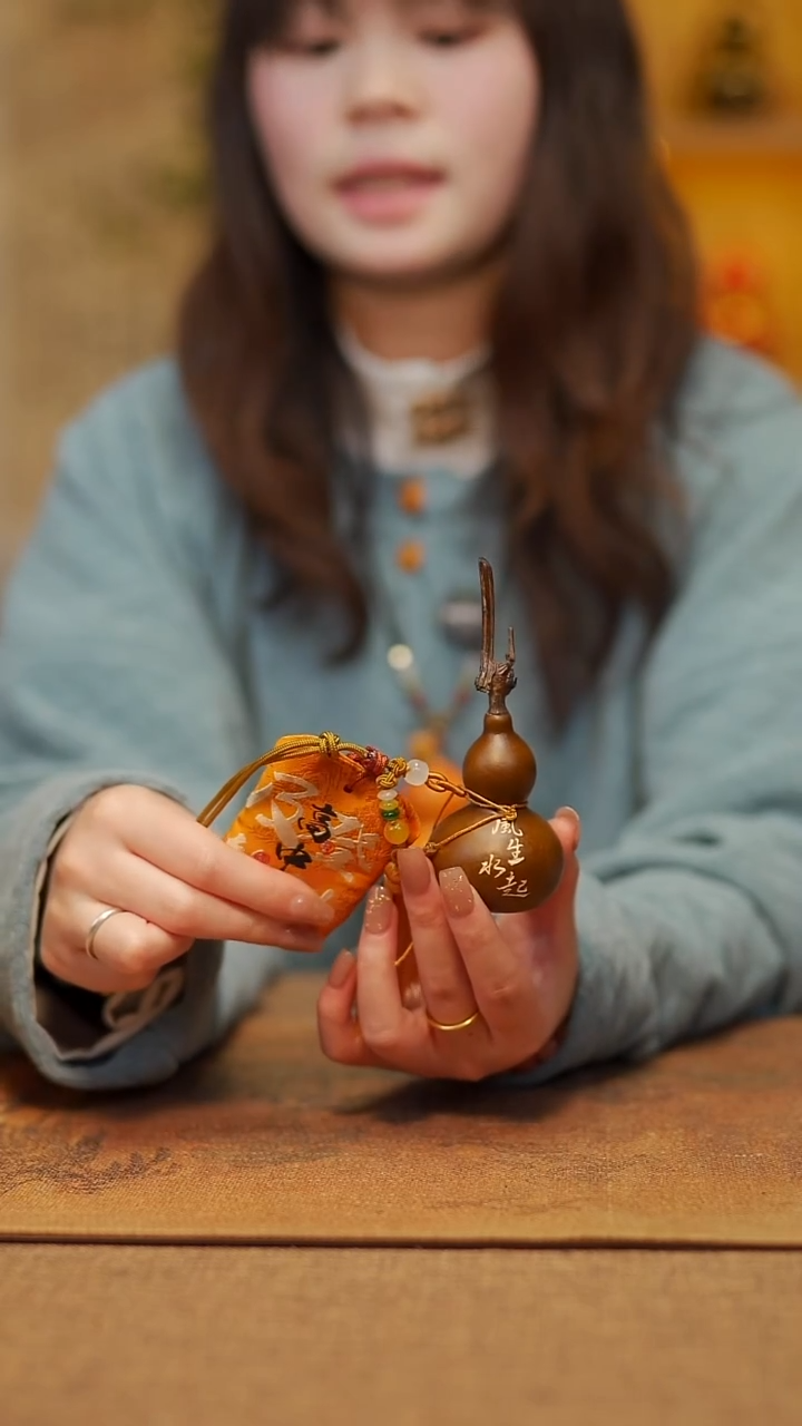 【闪购商品】800宴禾堂天然漆艺小葫芦--58