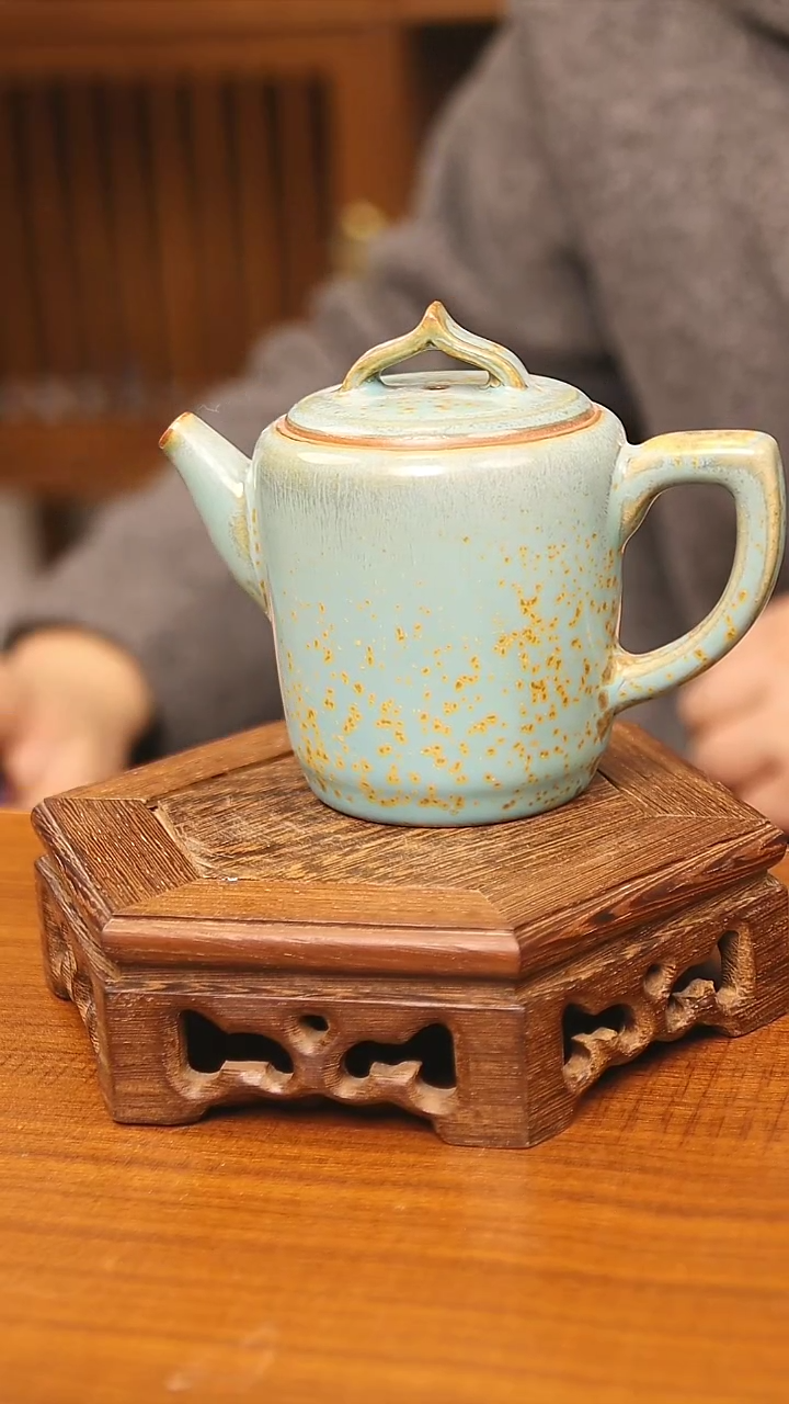 【闪购商品】瓷片钧尚源钧瓷一壶四杯