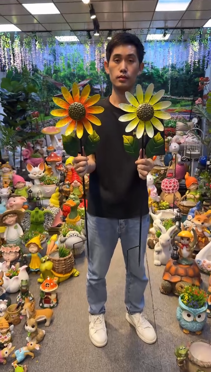 无花朵花园庭院摆件&00&