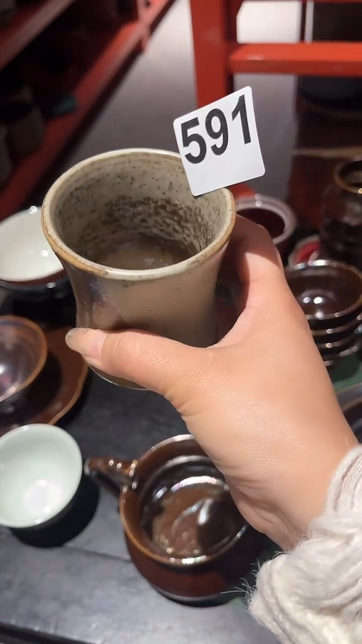 【闪购商品】碗591志野腰型杯       