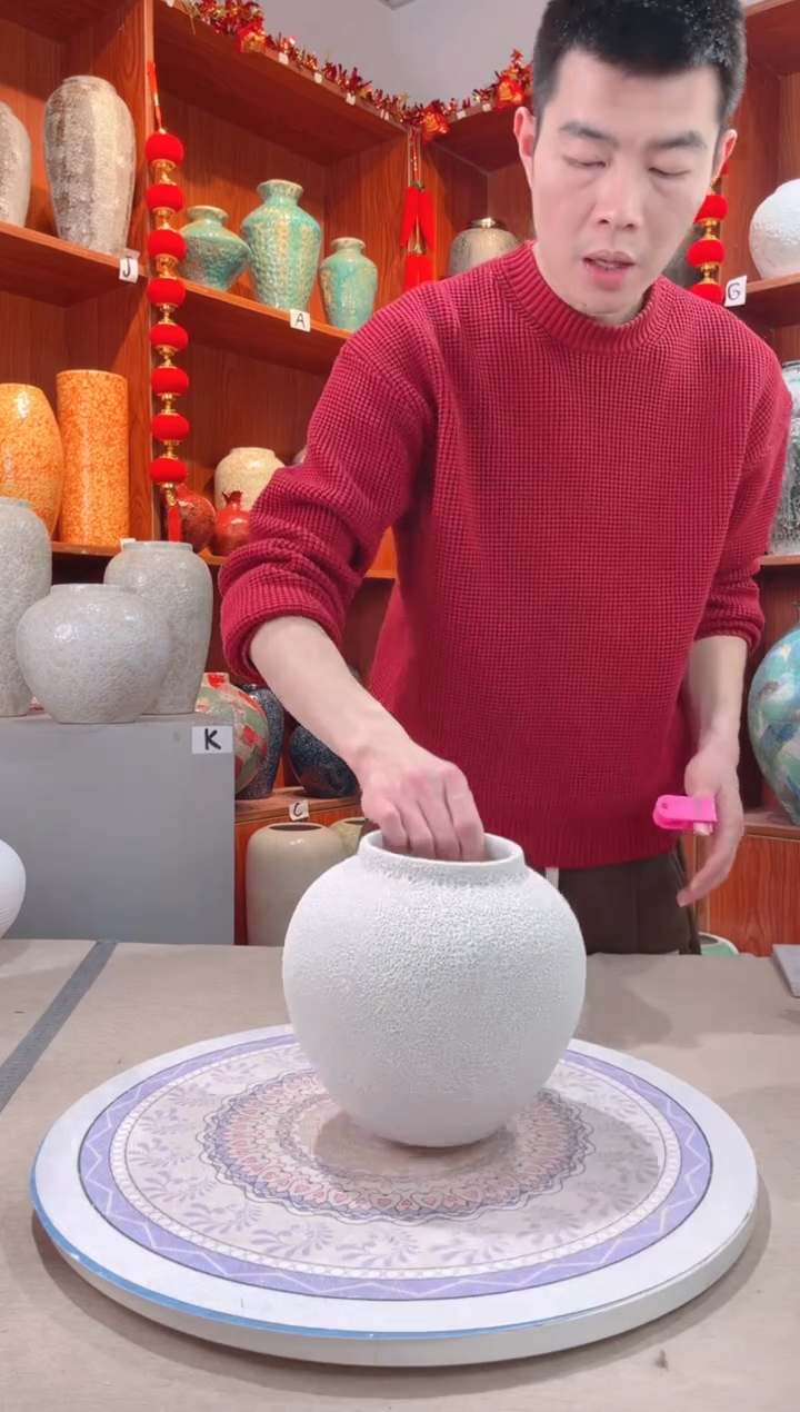 【闪购商品】瓶陶瓷花瓶 无花 微瑕 a249