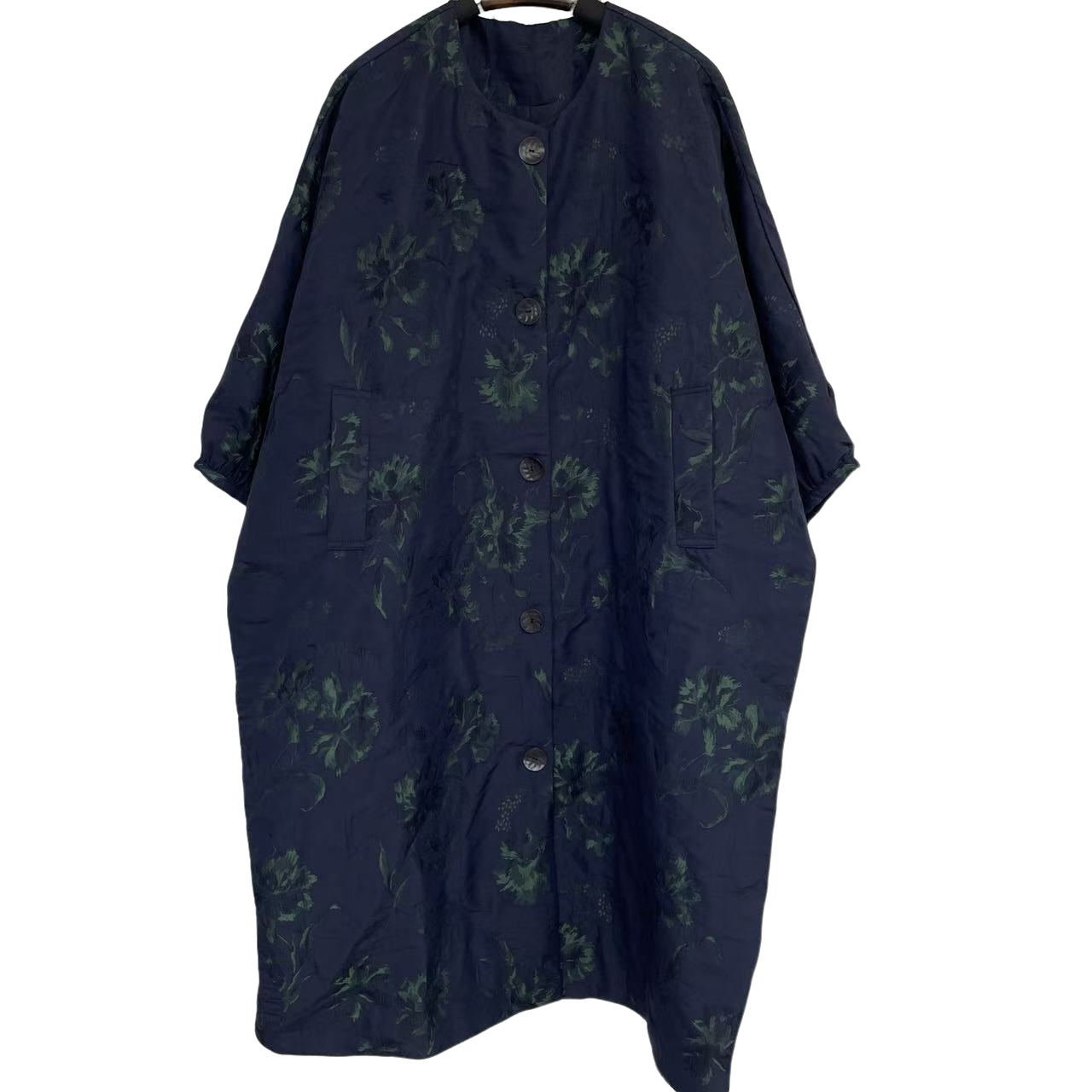 恬小霓（玲玲姐精选）1113/青曼藏蓝/长款/大衣/时尚/百搭