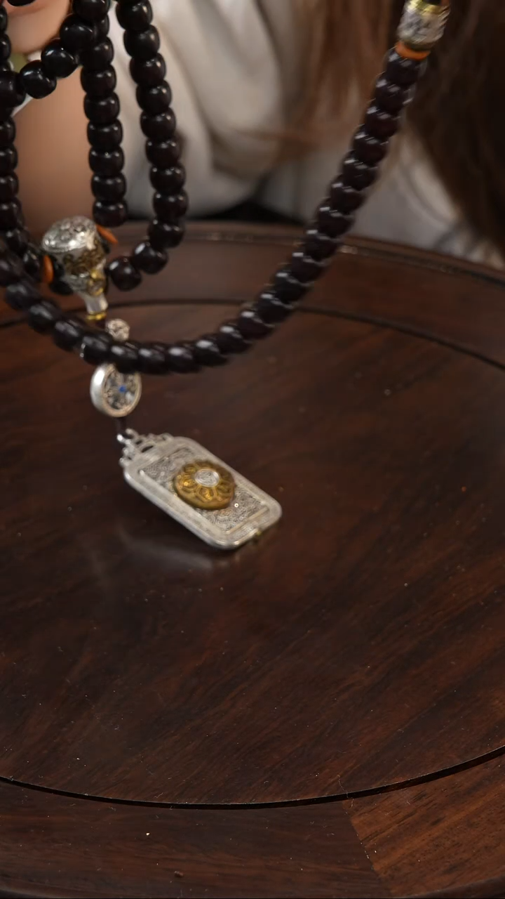 菩提黑色菩提108颗