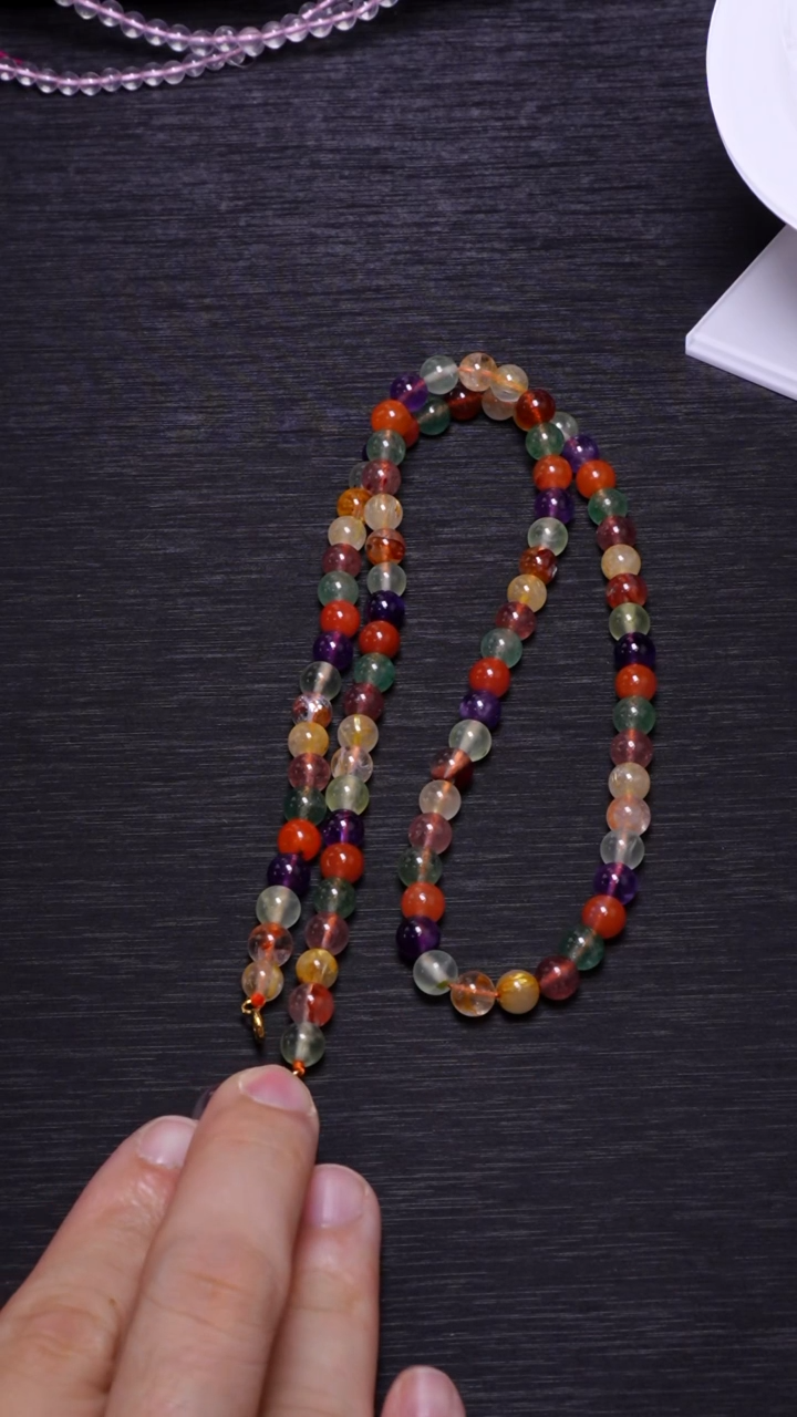 【闪购商品】长石项链未镶嵌Q074多宝万能链