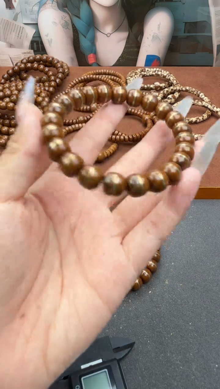 紫金鼠手串2号手串瑕疵