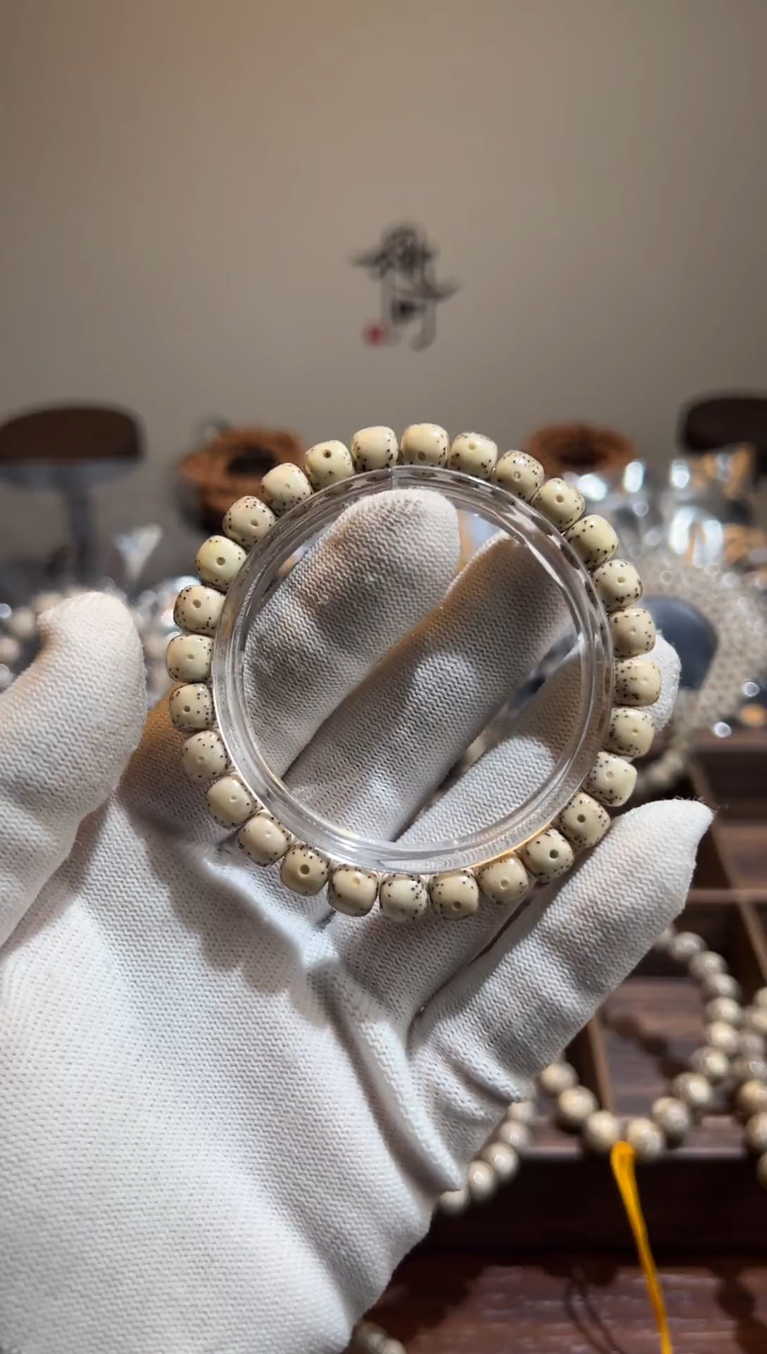 手串星月菩提开播捡漏福利骨瓷白单圈8*7