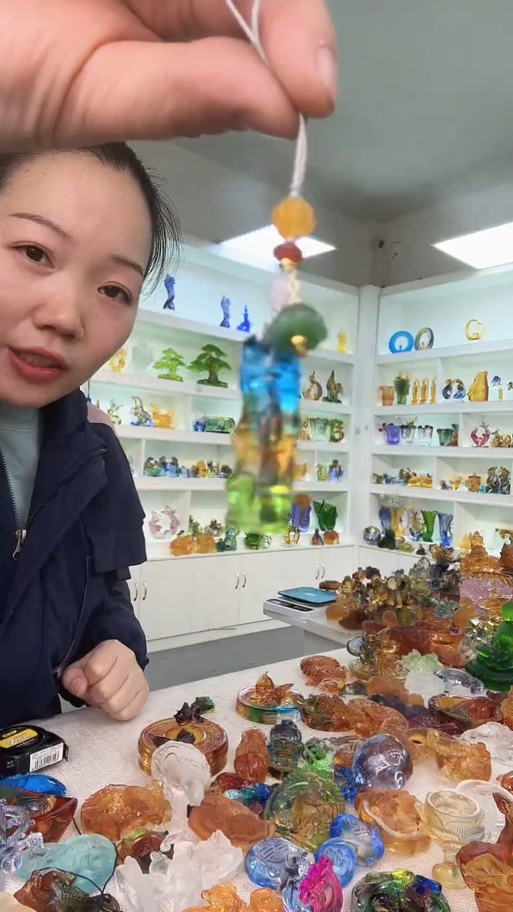 手工艺品琉璃竹节
