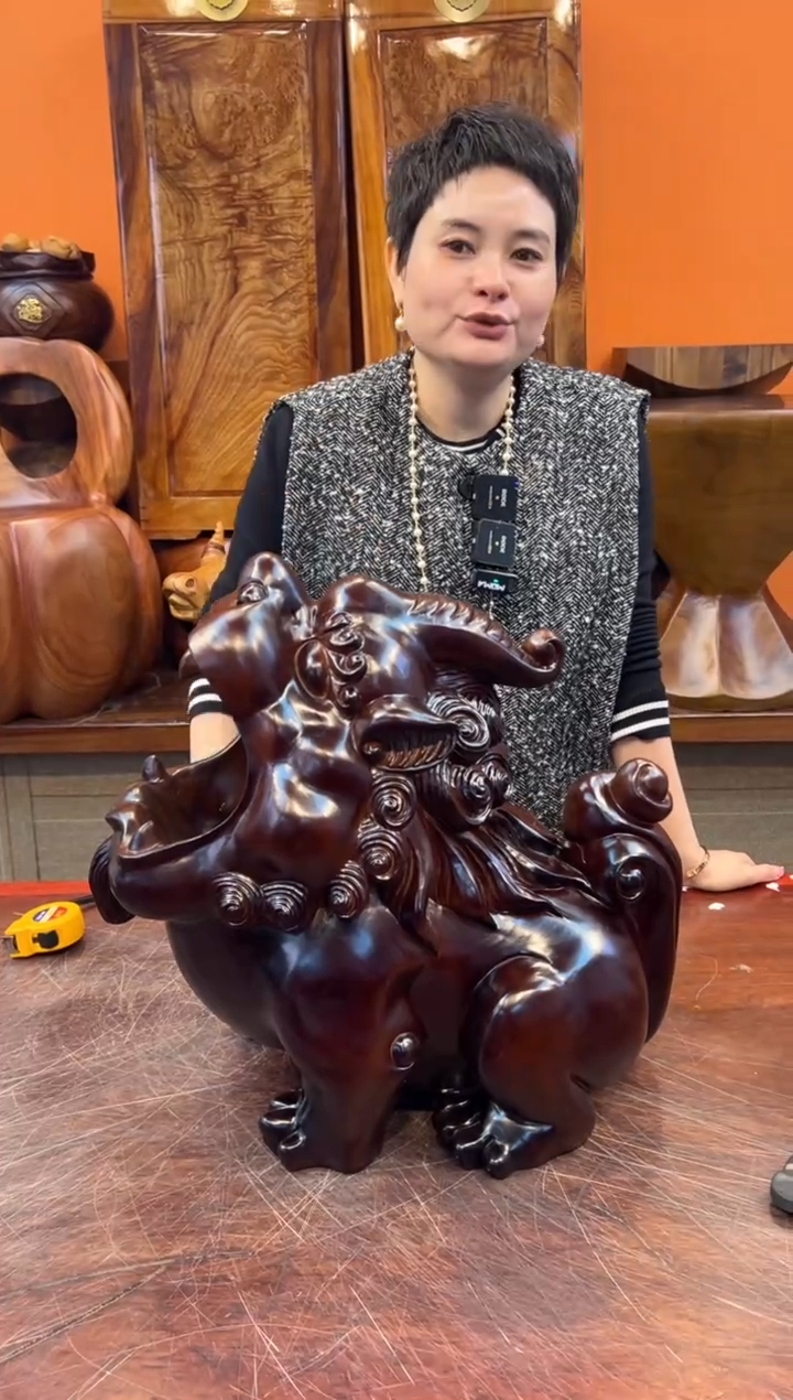 【闪购商品】稳定木实木创意大貔貅