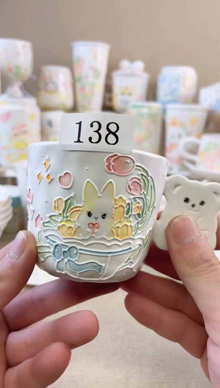 【闪购商品】沐造景德镇高温釉下手绘濑户烧陶瓷