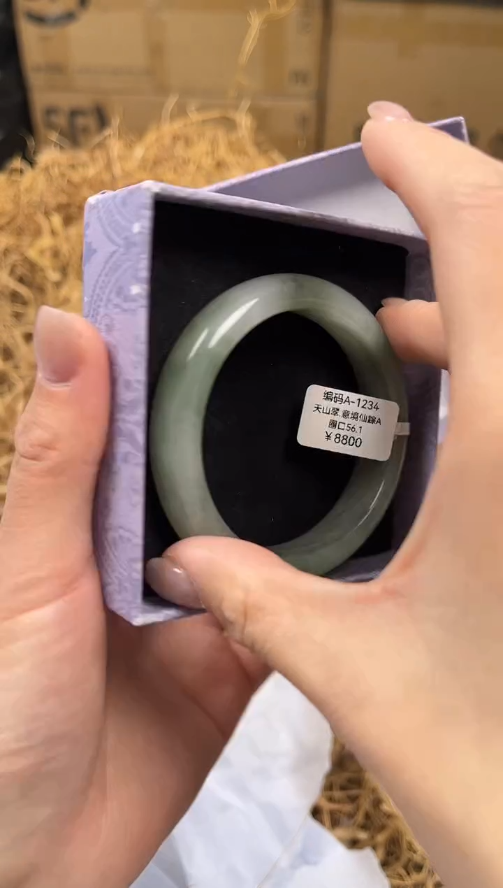 未镶嵌手镯石英质玉编码A1234