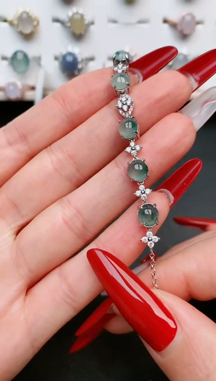 【闪购商品】翡翠戒指银S925镶嵌.....