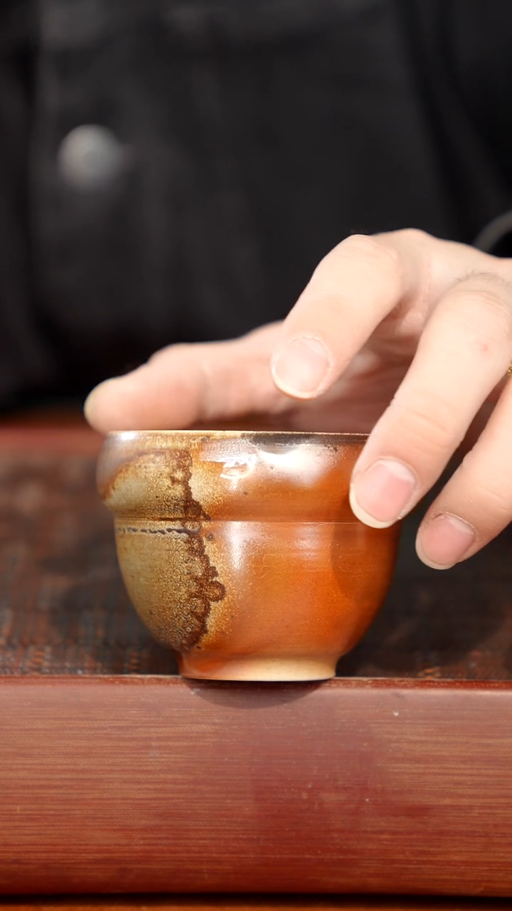 陶瓷奢瓷/瑞寅柴烧茶器（杯子）500微瑕