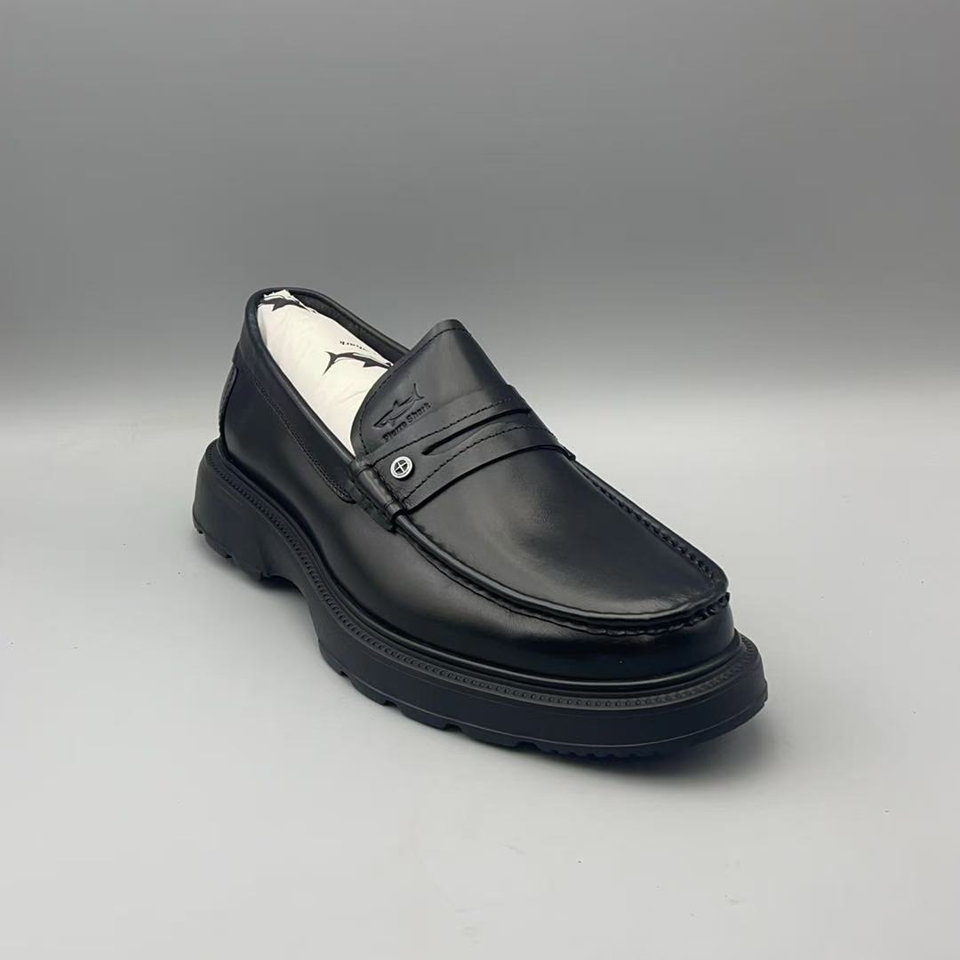 （孤品微瑕介意勿拍）新款轻质厚底系带男士皮鞋休闲鞋 780