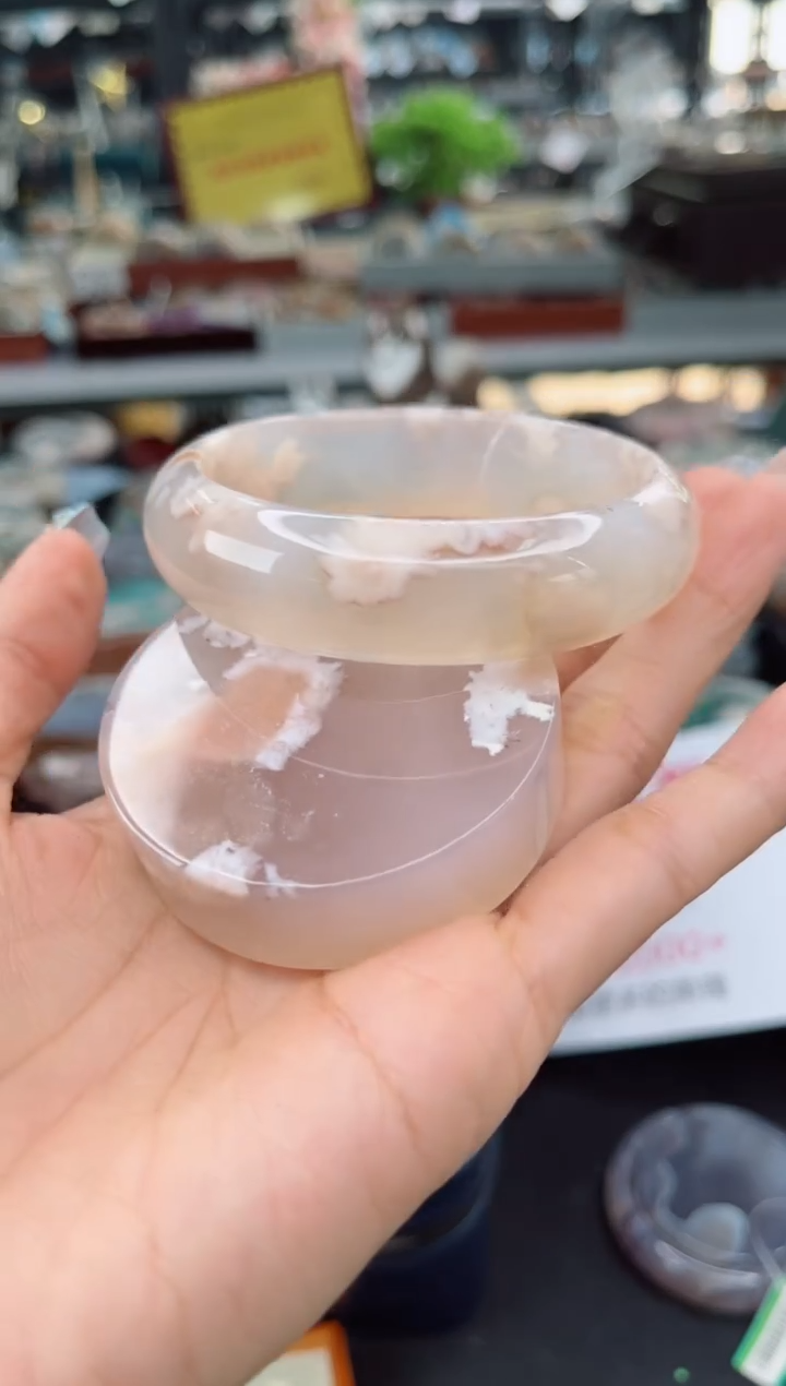 【闪购商品】石英质玉手镯未镶嵌59圈口（赠品镯心）6681168