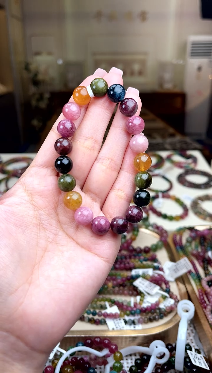 【闪购商品】碧玺/未镶嵌10mm+碧玺单圈多样性发货