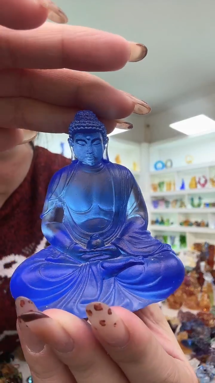 手工艺品琉璃药师佛