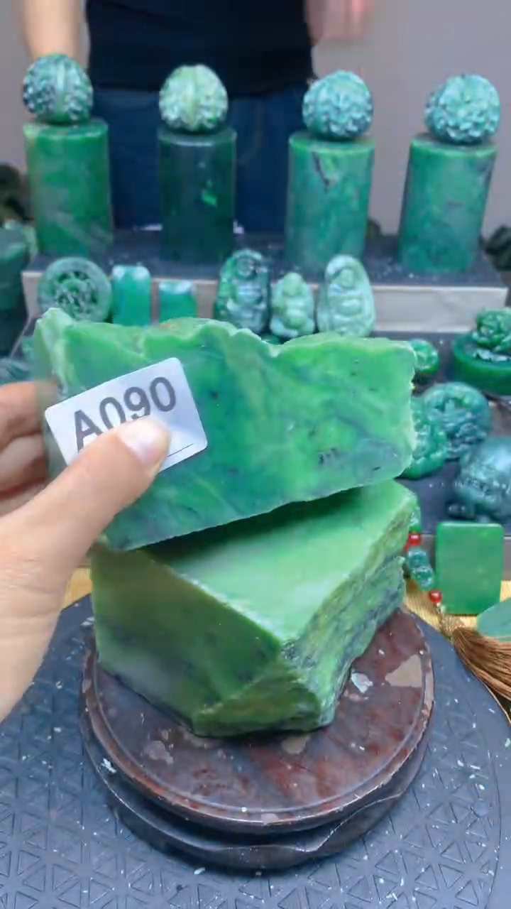 【闪购商品】和田玉（碧玉）珠宝半成品未镶嵌1