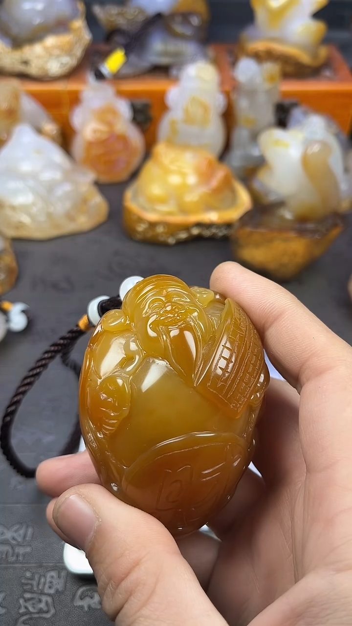 【闪购商品】玛瑙/玉髓手把未镶嵌1