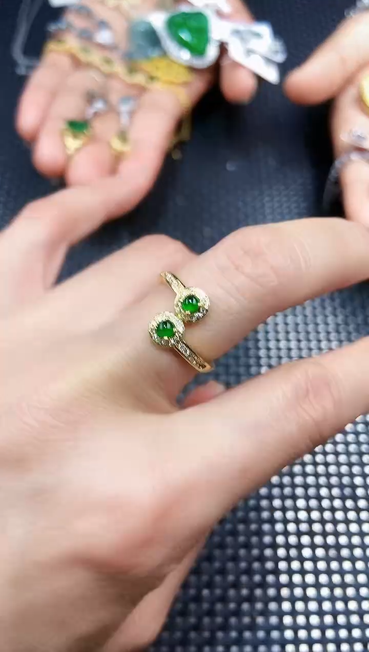 【闪购商品】翡翠戒指未镶嵌111111111