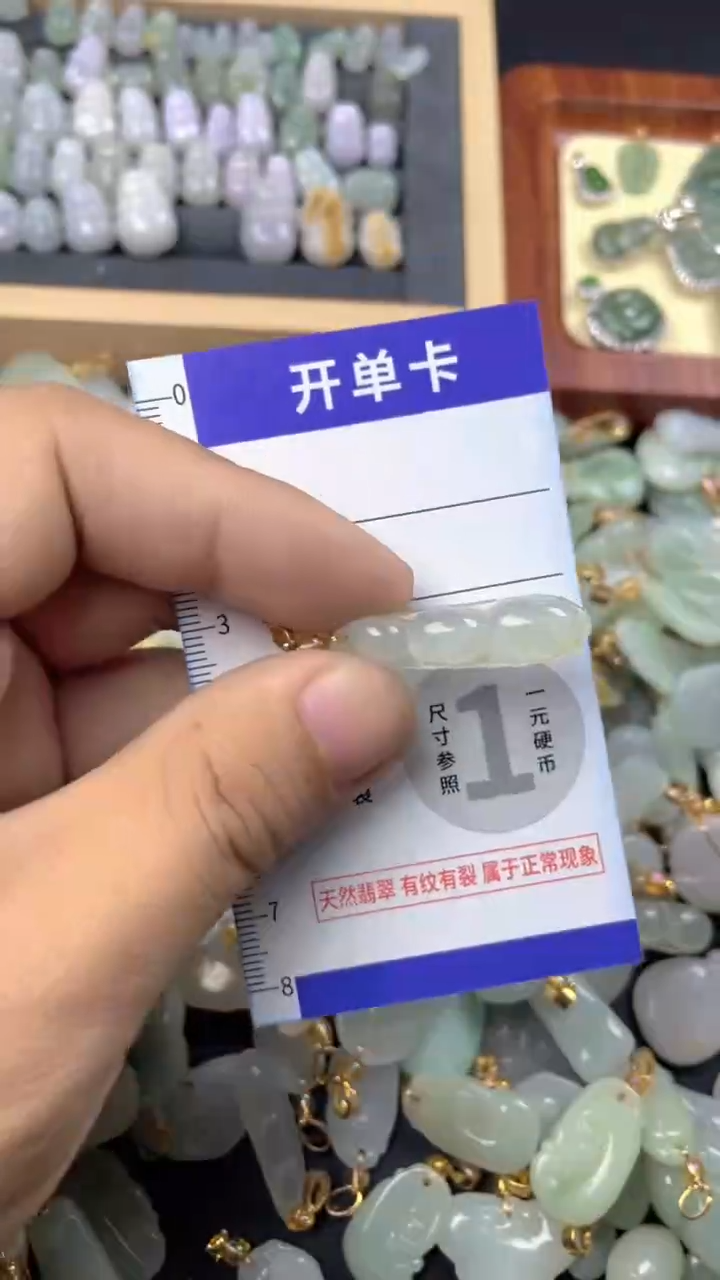 颈饰未镶嵌翡翠天然A货翡翠