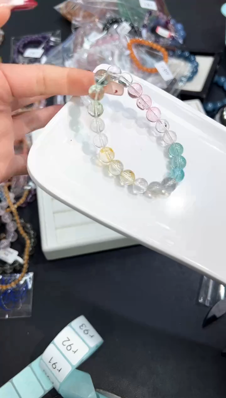 【闪购商品】水晶手串未镶嵌90r多样性发其一/1条默认微瑕