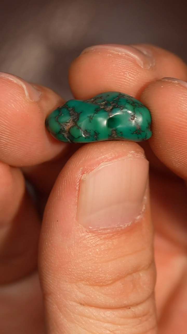 未镶嵌绿松石套链冲赛康胡子哥，DIY一215