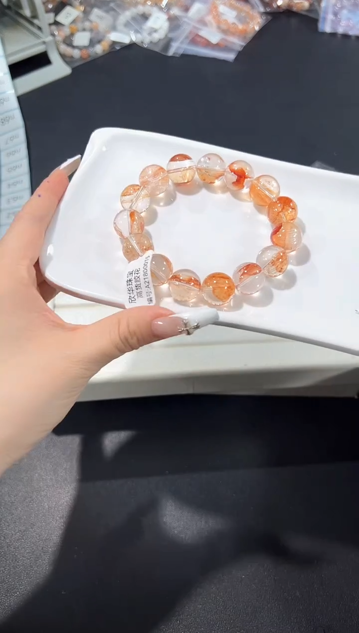 未镶嵌手链水晶42n多样性发其一【1条】默认微瑕